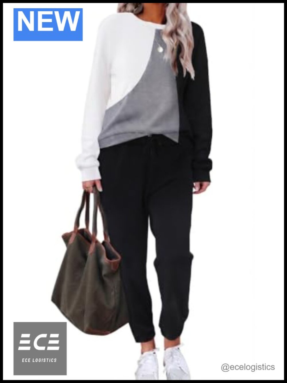 Women's Two Piece Lounge Set Sweatsuit Jogger Loungewear Soft Pullover